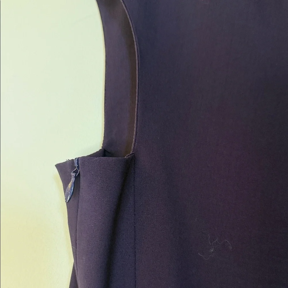 Piazza Sempione Deep Plum Midi Dress